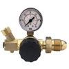 Reducing valve with adjustable pressure with pressure gauge and hose protector 1-4 bar